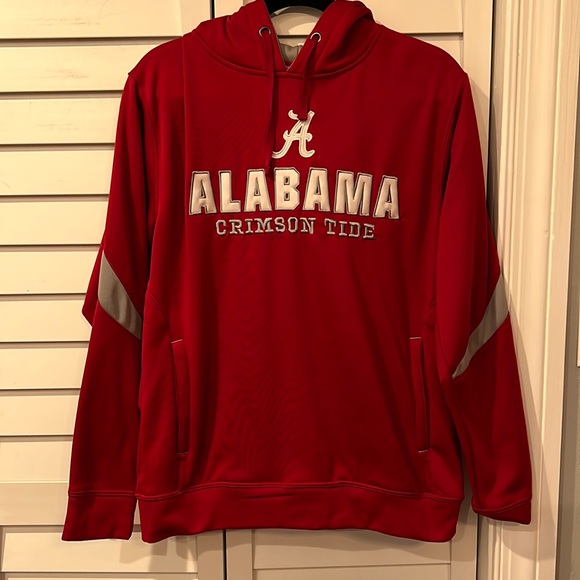 The University of Alabama Crimson Tide red, white and gray hoodie size medium - Picture 1 of 4